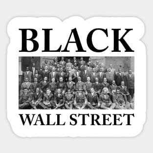 Black Wall Street, Black History Sticker